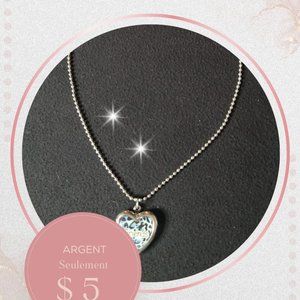 Pendentif en forme de coeur